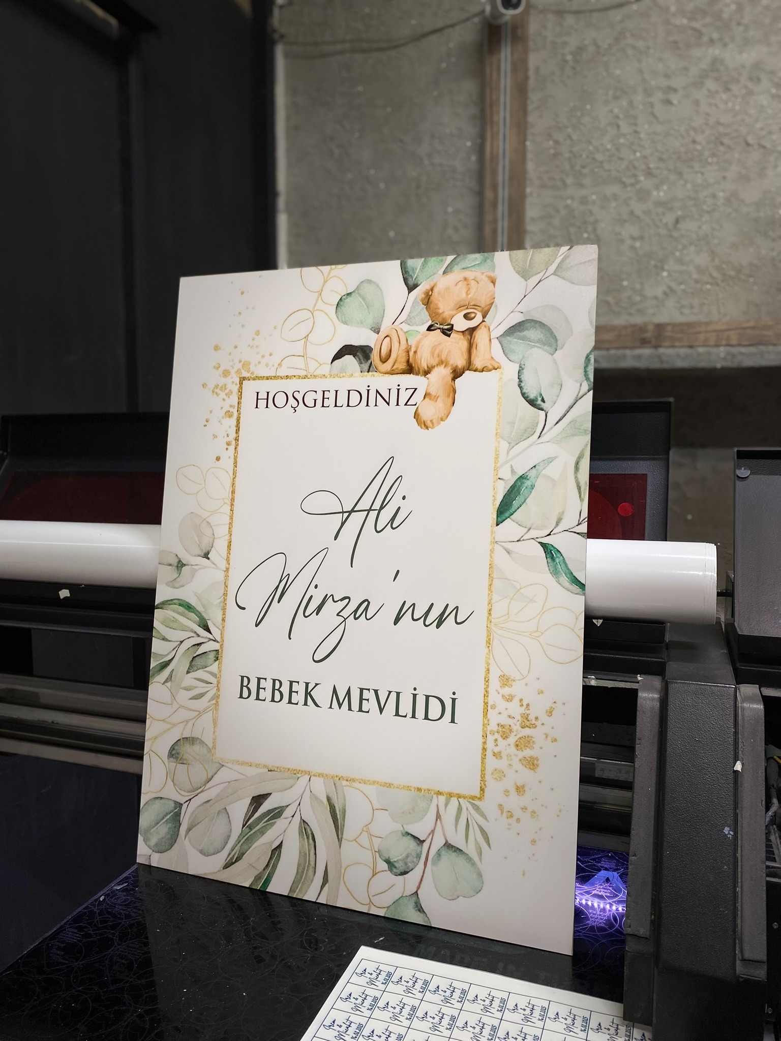 Kapı Karşılama Panosu - Mevlüd 