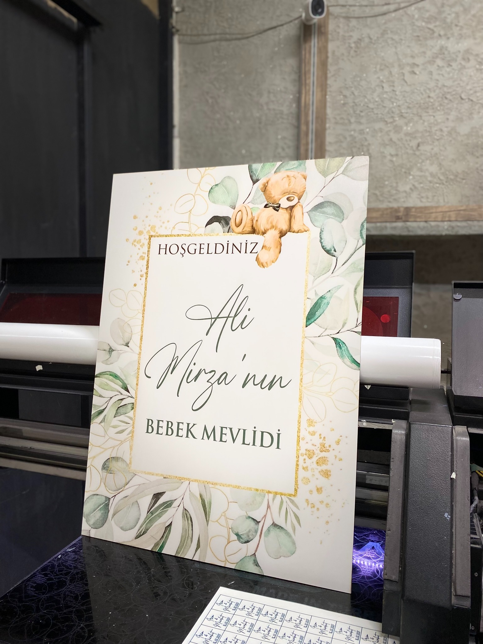 Kapı Karşılama Panosu - Mevlüd 