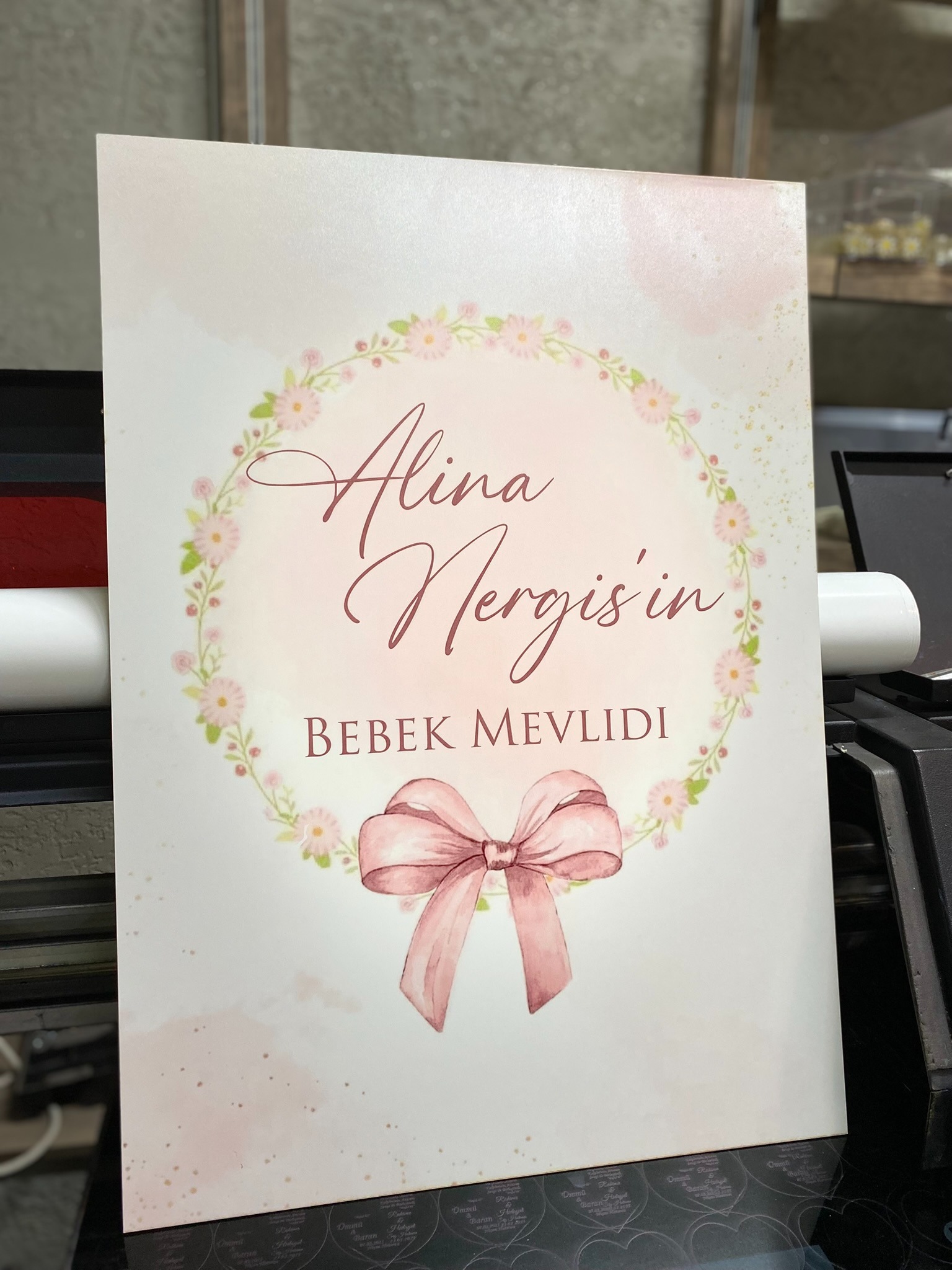 Kapı Karşılama Panosu - Mevlüd 