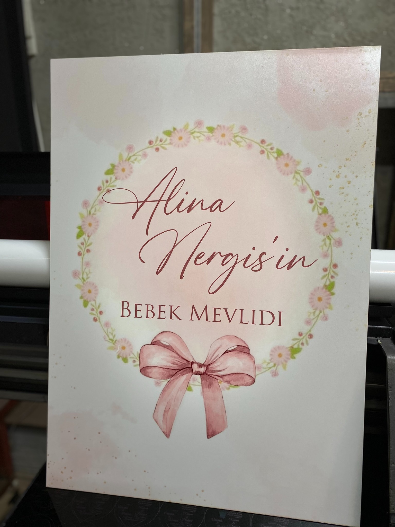 Kapı Karşılama Panosu - Mevlüd 