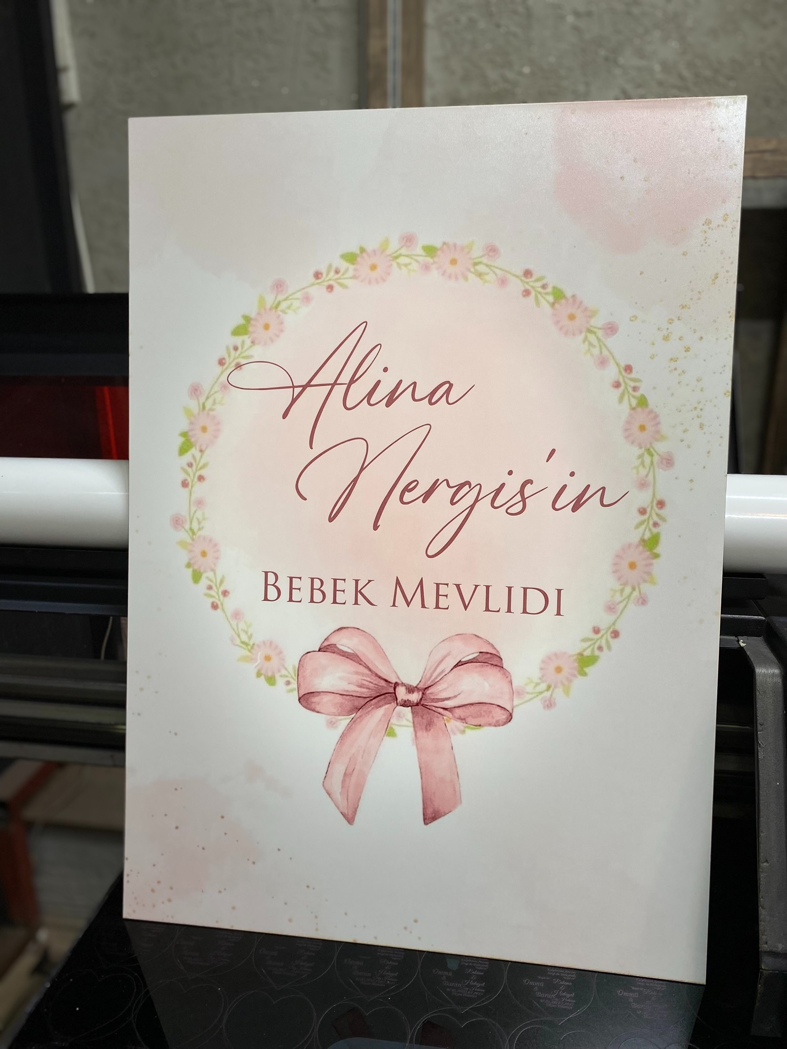 Kapı Karşılama Panosu - Mevlüd 