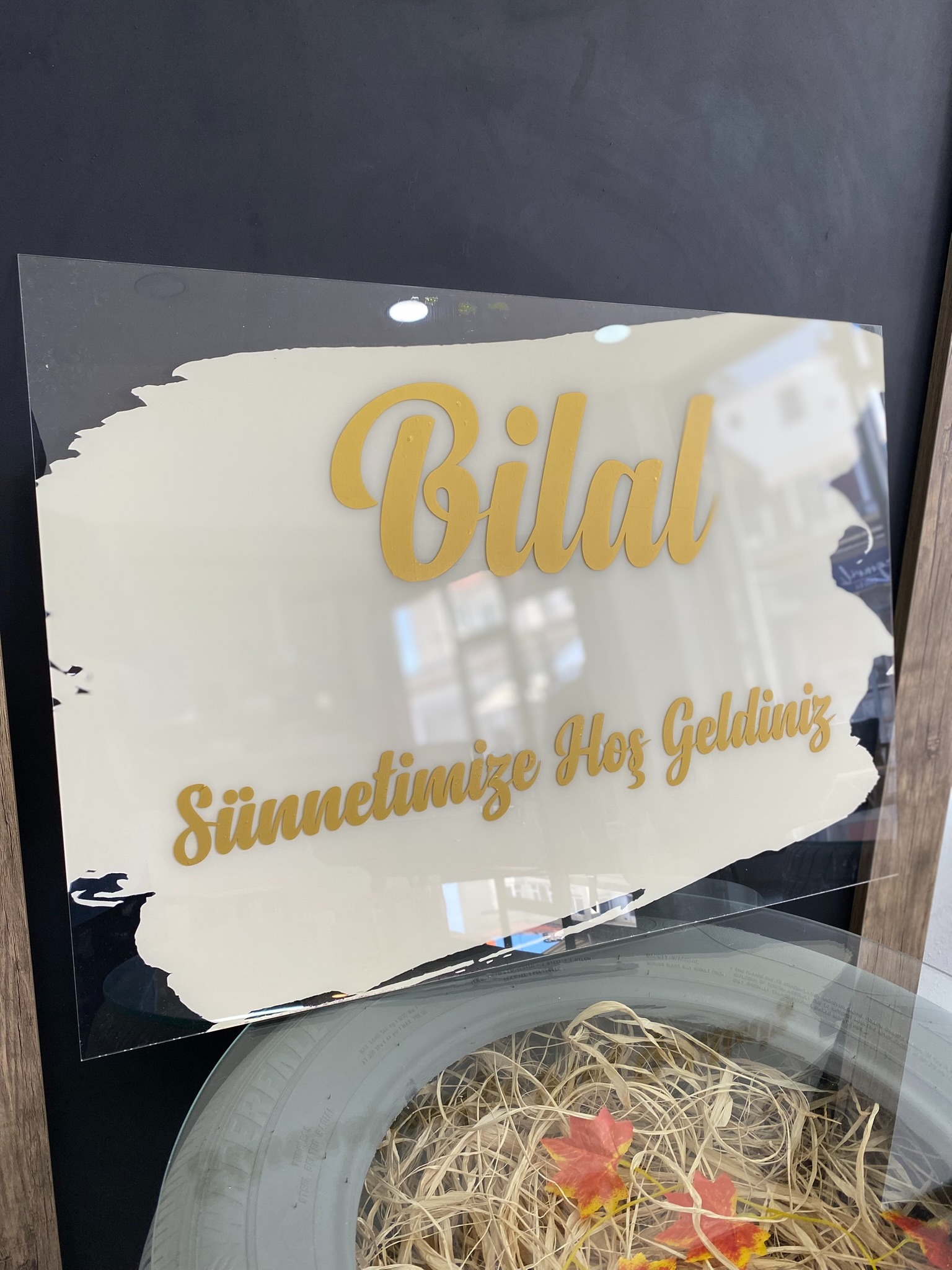 Pleksi Kapı Karşılama Panosu