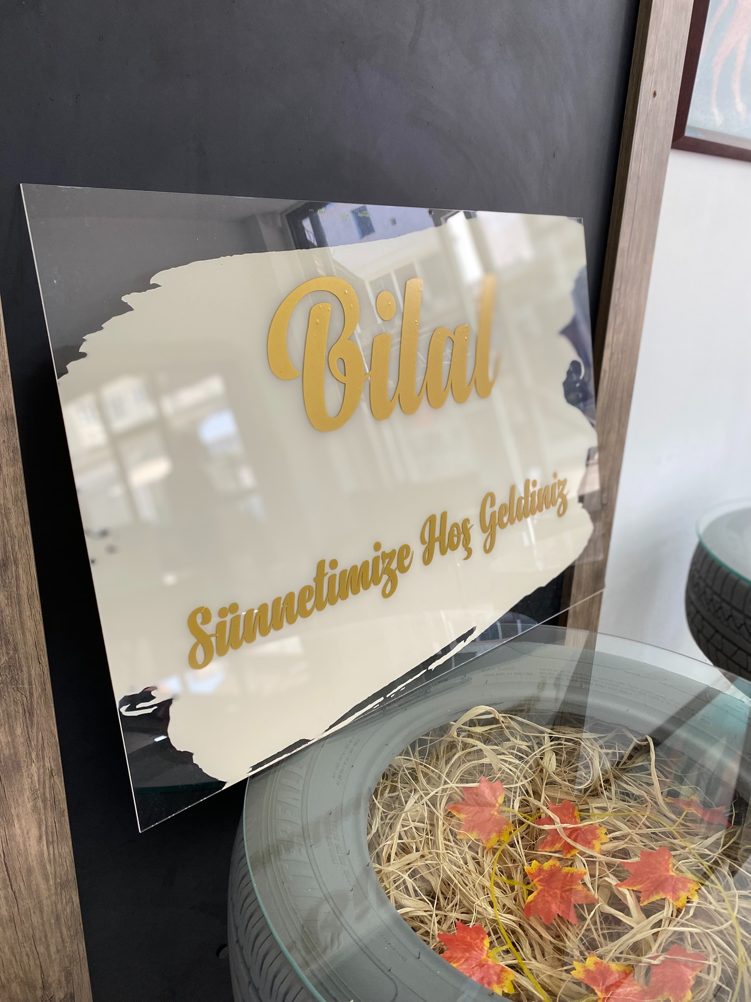 Pleksi Kapı Karşılama Panosu