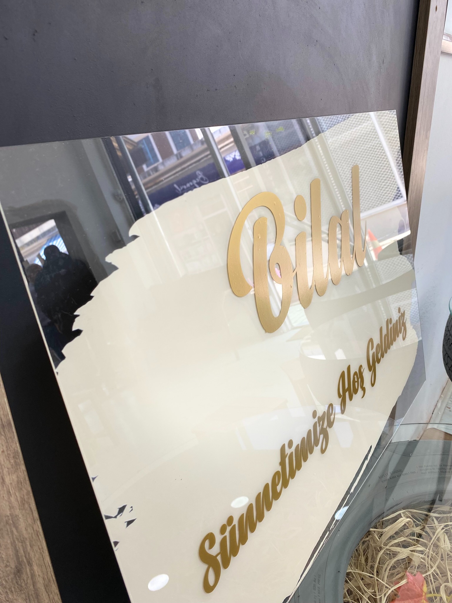 Pleksi Kapı Karşılama Panosu