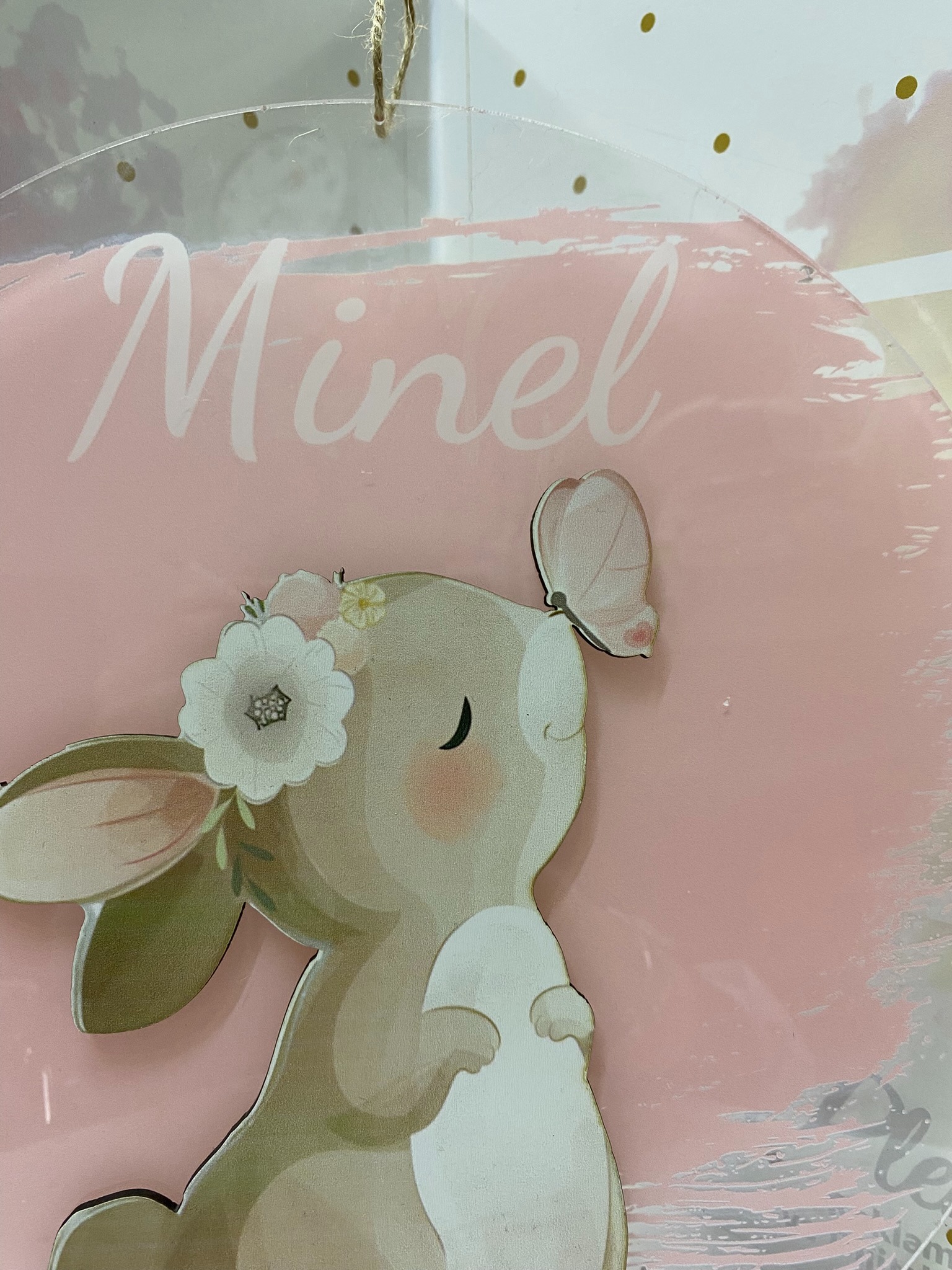 Tavşan Pleksi Kapı Süsü