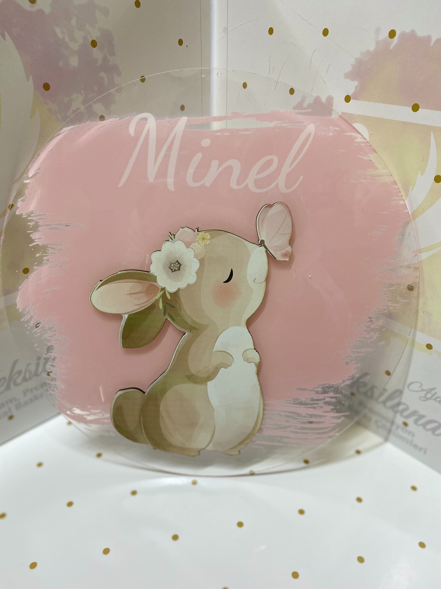 Tavşan Pleksi Kapı Süsü