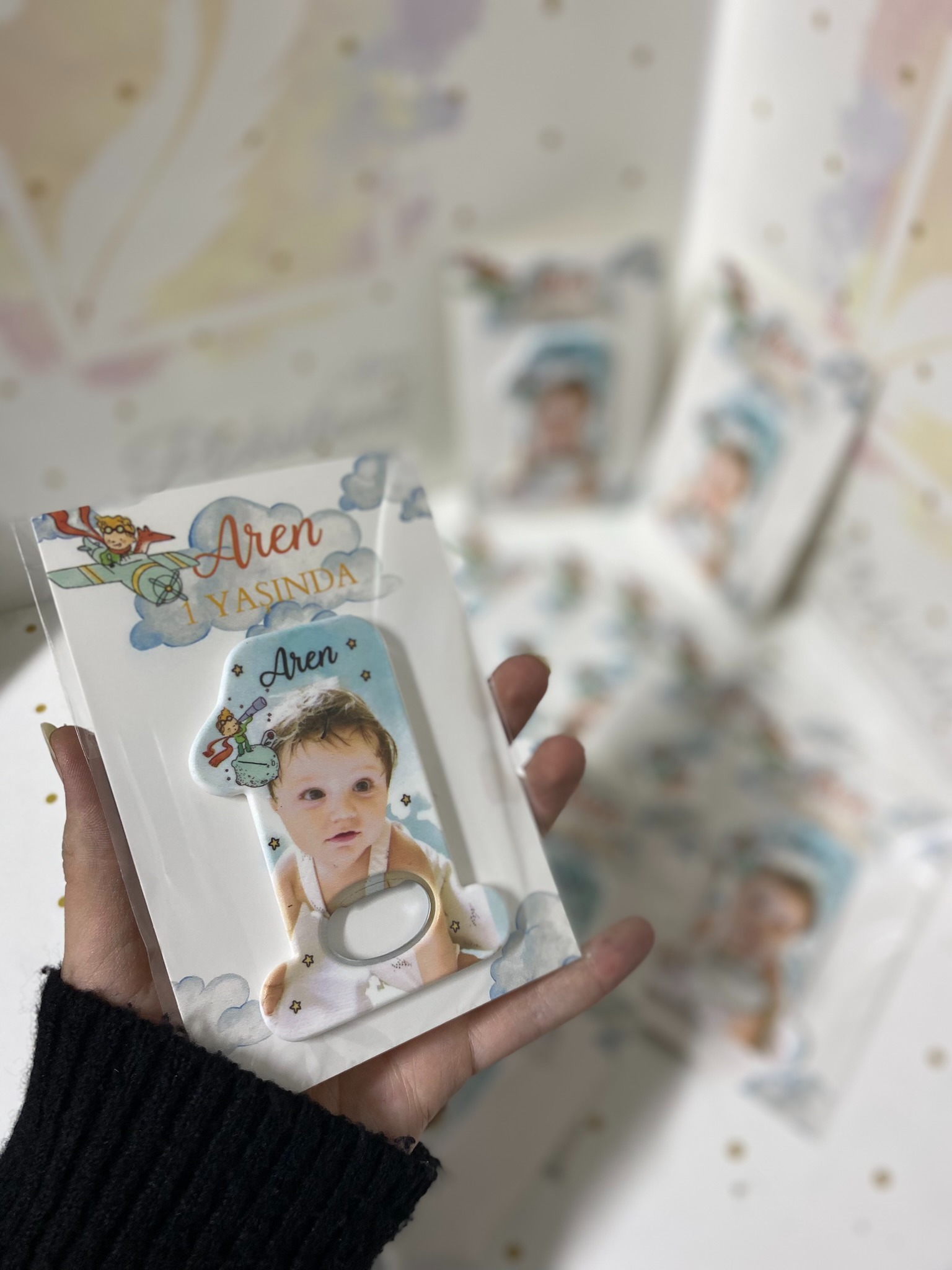 Kartlı 1 Yaş Magnet Açacak 25 Adet 