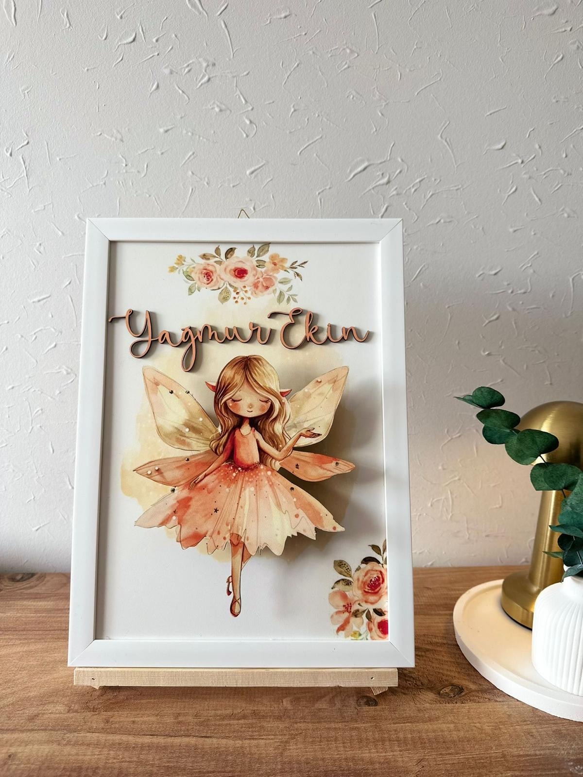 Peri Kızı Işıklı Kapı Süsü