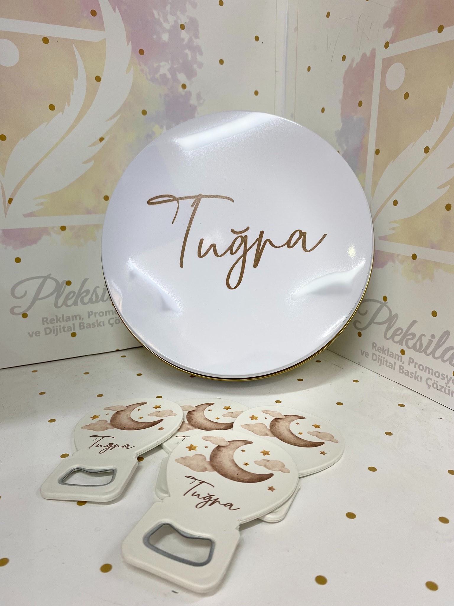 25 Adet Balon Şekilli Açacak ve 1 Adet Kutu Seti 