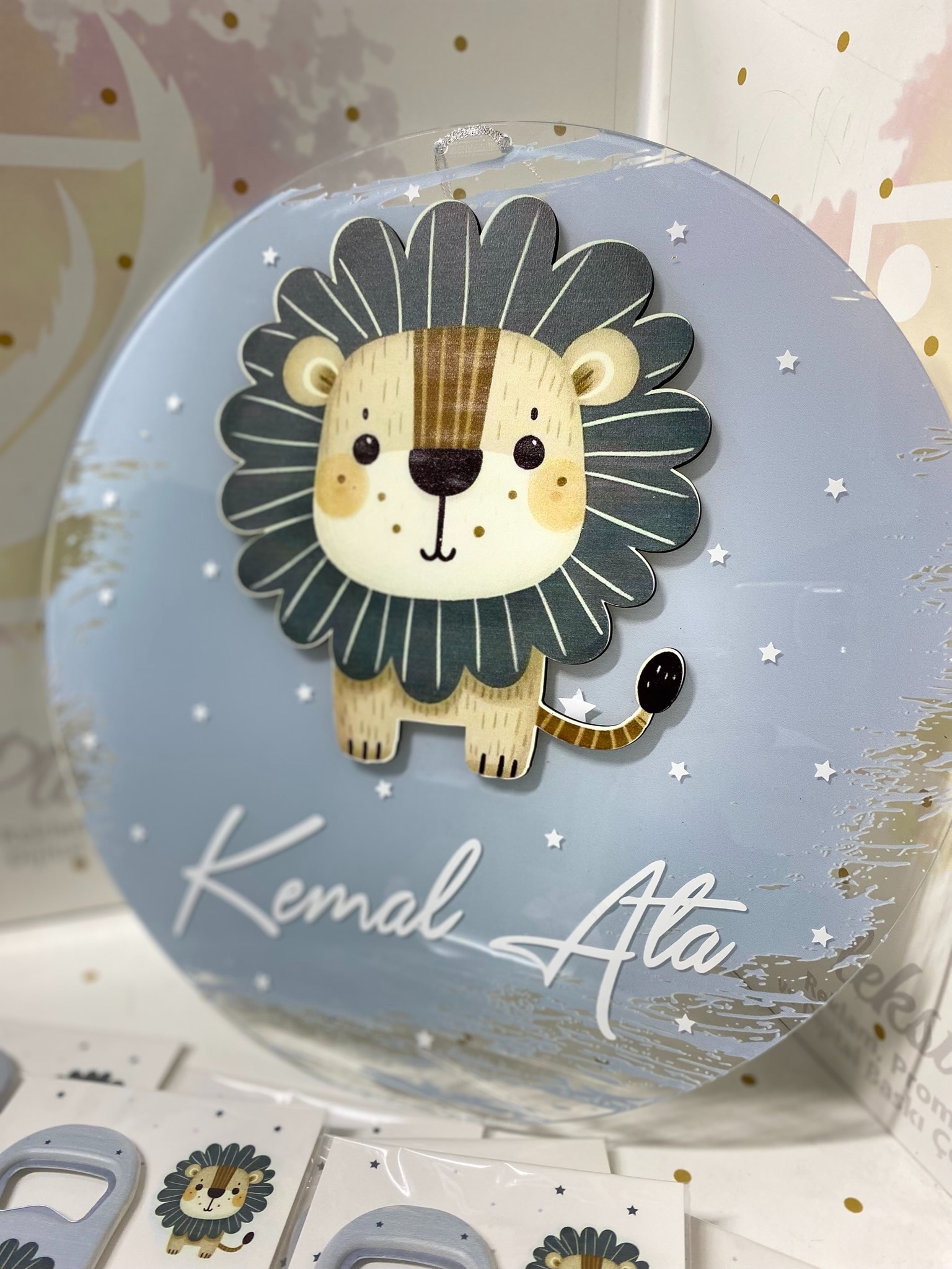 25 Adet Oval Açacak Magnet -  1 Adet Kapı Süsü