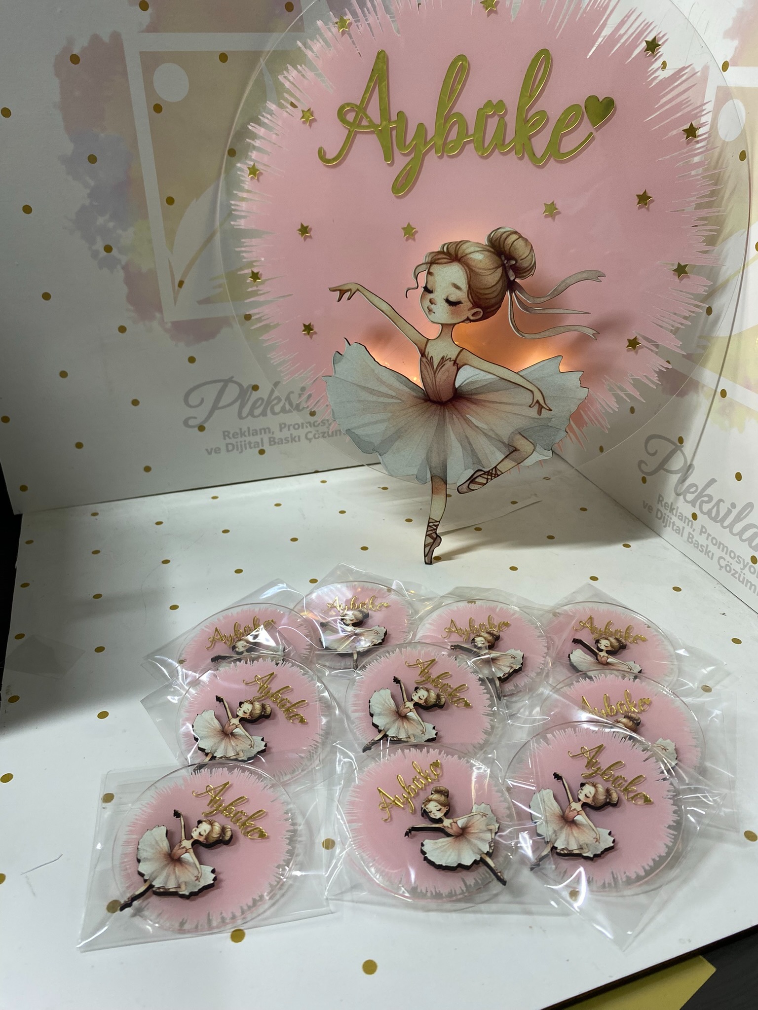 25 Adet Peri Kızlı Magnet ve Kapı Süsü Set