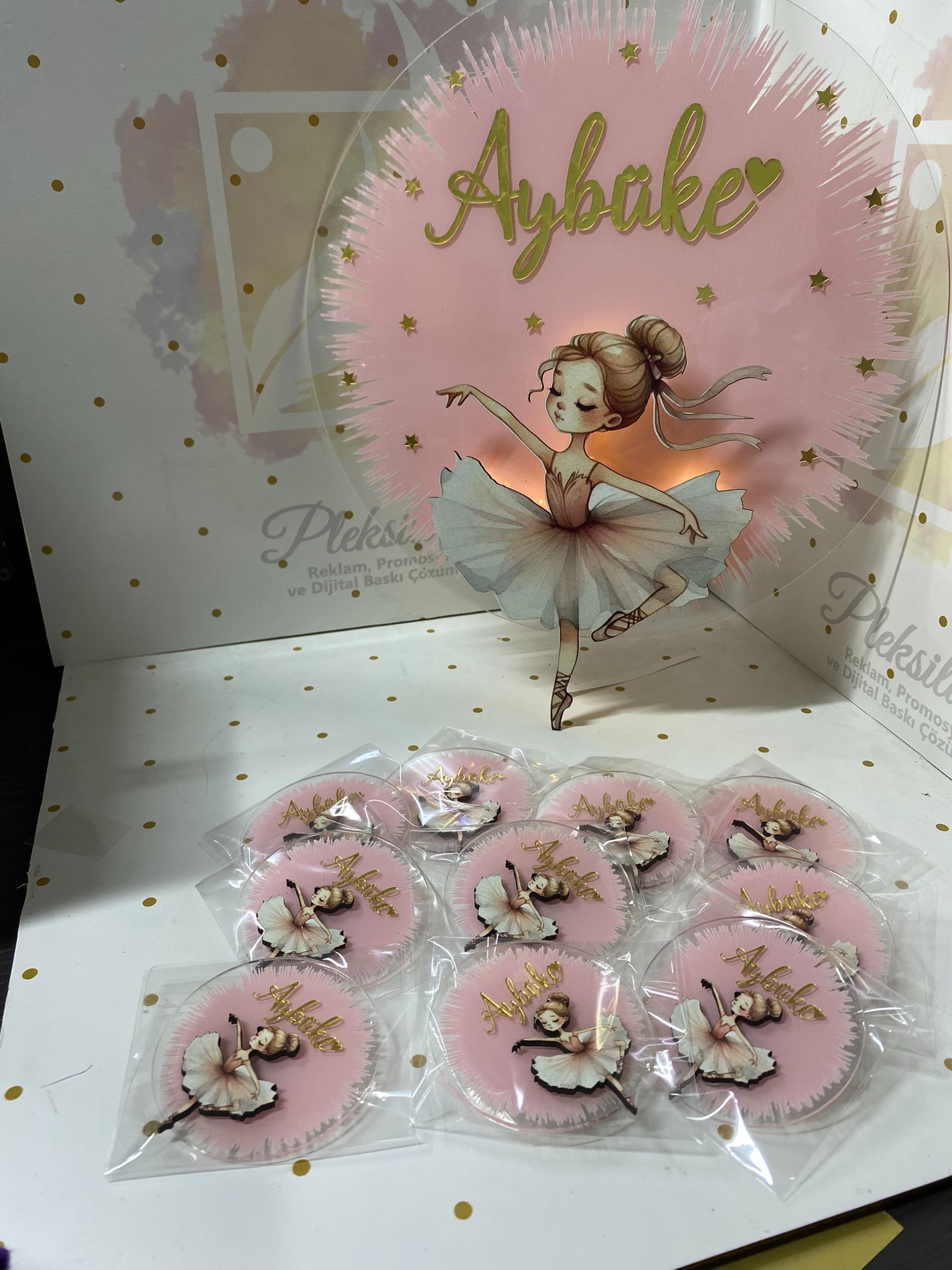 25 Adet Peri Kızlı Magnet ve Kapı Süsü Set